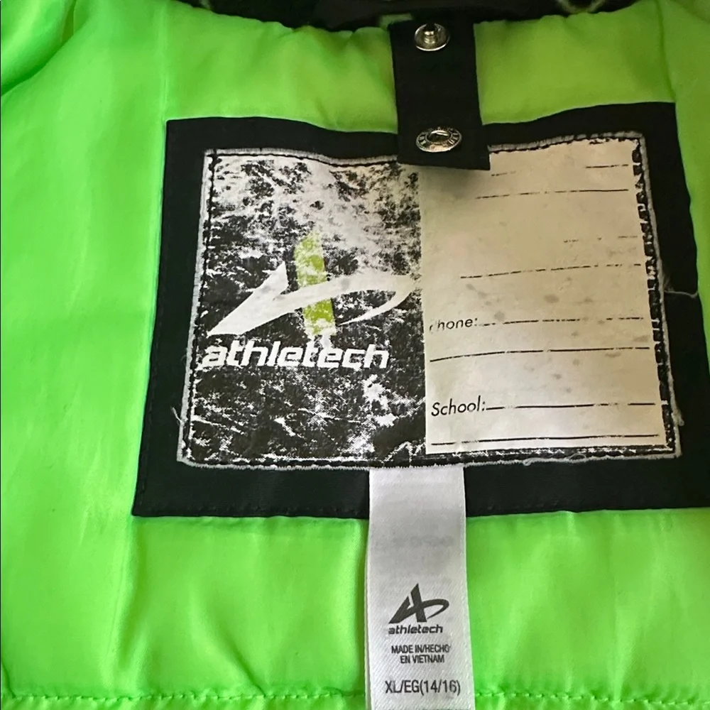 Athletech Jacket Black Green
